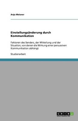 Einstellungs nderung Durch Kommunikation