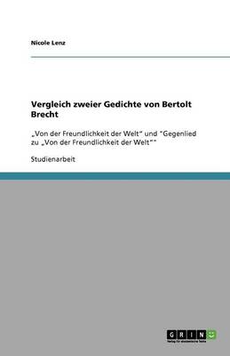 Vergleich Zweier Gedichte Von Bertolt Brecht