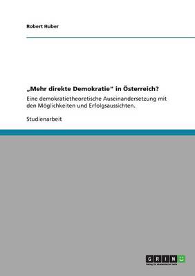 "mehr Direkte Demokratie in sterreich?