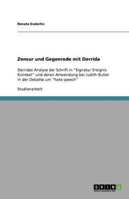 Zensur Und Gegenrede Mit Derrida