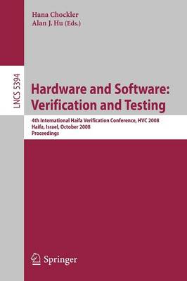 Hardware and Software: Verification and Testing