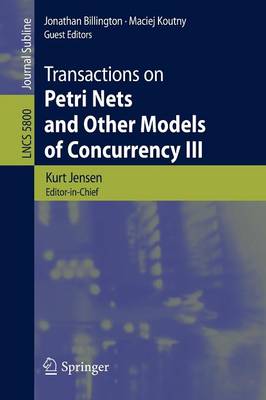 Transactions on Petri Nets and Other Models of Concurrency III