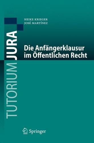 Die Anfängerklausur im Öffentlichen Recht