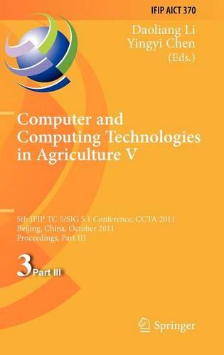 Computer and Computing Technologies in Agriculture