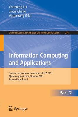 Information Computing and Applications, Part II