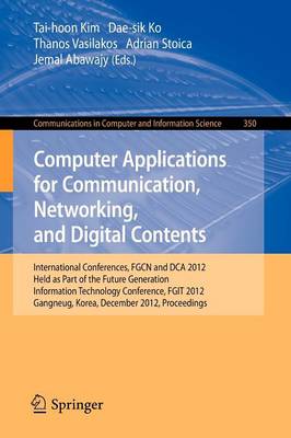 Computer Applications for Communication, Networking, and Digital Contents