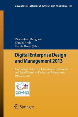 Digital Enterprise Design and Management 2013