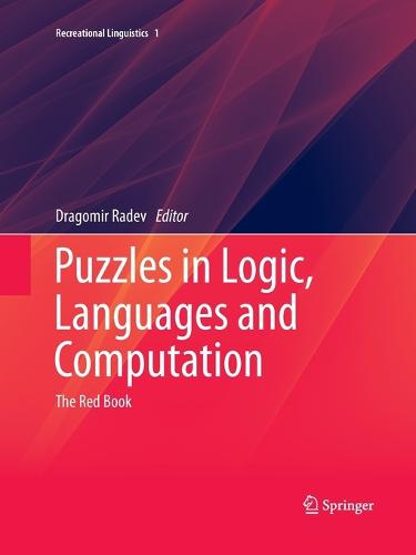 Puzzles in Logic, Languages and Computation