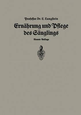 Ernährung und Pflege Des Säglings
