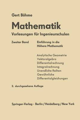 Einfürung in die Höhere Mathematik