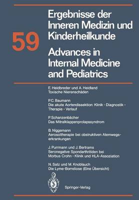 Advances in Internal Medicine and Pediatrics / Ergebnisse der Inneren Medizin und Kinderheilkunde