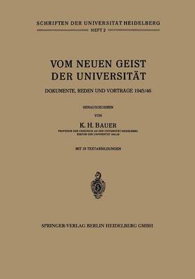 Vom Neuen Geist der Universität