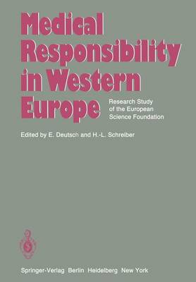 Medical Responsibility in Western Europe