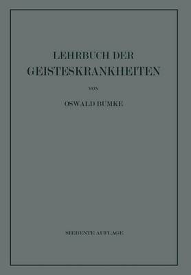 Lehrbuch der Geisteskrankheiten
