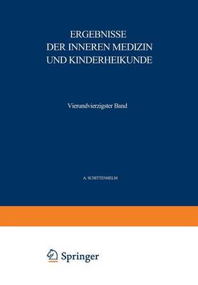 Ergebnisse der Inneren Medizin und Kinderheilkunde
