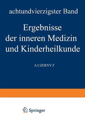 Ergebnisse der Inneren Medizin und Kinderheilkunde