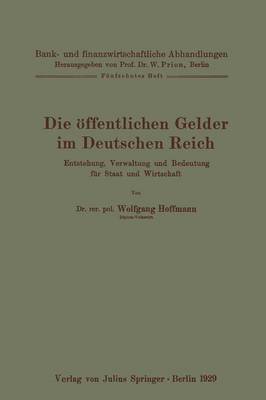 Die öffentlichen Gelder im Deutschen Reich