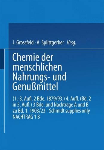Chemie der menschlichen Nahrungs- und Genussmittel