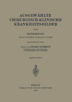 Ausgewählte Chirurgisch-Klinische Krankheitsbilder