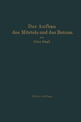 Der Aufbau des Mörtels und des Betons