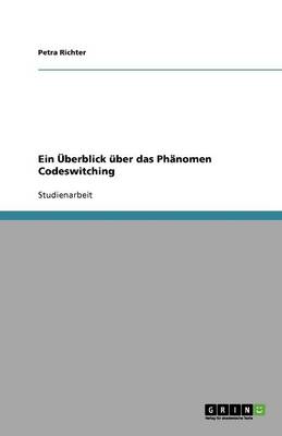 Ein berblick ber Das Ph nomen Codeswitching