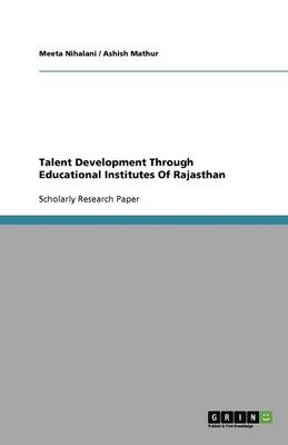 Talent Development Through Educational Institutes of Rajasthan