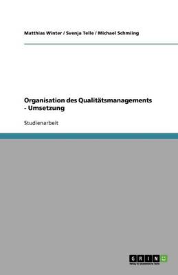 Organisation Des Qualitatsmanagements - Umsetzung