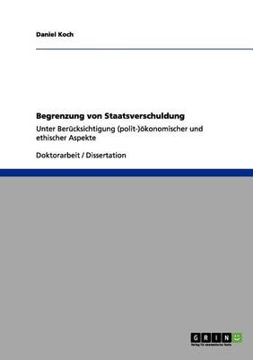 Begrenzung Von Staatsverschuldung