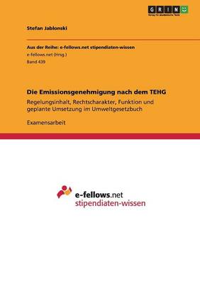 Die Emissionsgenehmigung Nach Dem Tehg