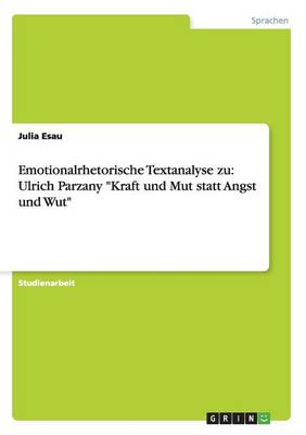 Emotionalrhetorische Textanalyse Zu