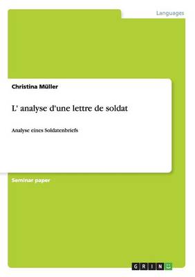 L' Analyse d'Une Lettre de Soldat