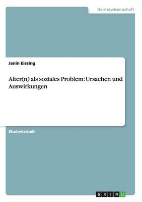 Alter(n) ALS Soziales Problem