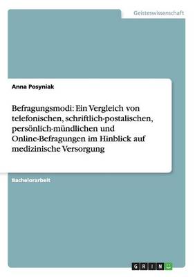Befragungsmodi