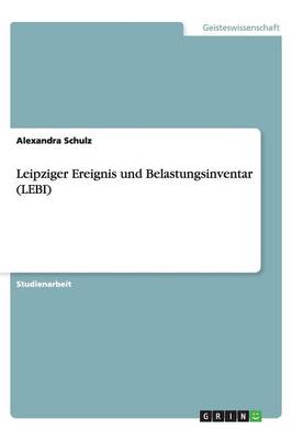 Leipziger Ereignis Und Belastungsinventar (Lebi)