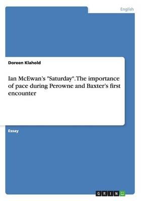 The Importance of Pace in Ian McEwan's Saturday