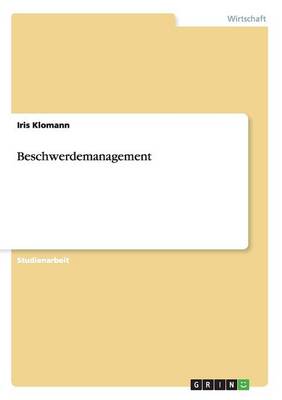 Beschwerdemanagement