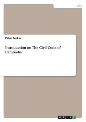 Introduction on the Civil Code of Cambodia