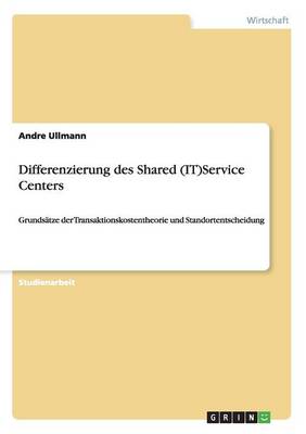 Differenzierung Des Shared (It)Service Centers