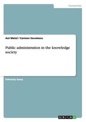 Public administration in the knowledge society