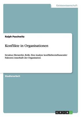 Konflikte in Organisationen