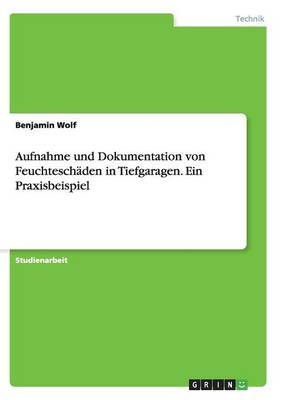 Aufnahme Und Dokumentation Von Feuchteschaden in Tiefgaragen. Ein Praxisbeispiel
