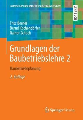 Grundlagen Der Baubetriebslehre 2