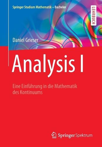 Analysis I
