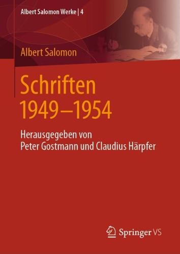 Schriften 1949 - 1954