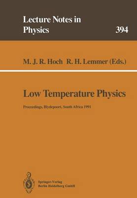 Low Temperature Physics