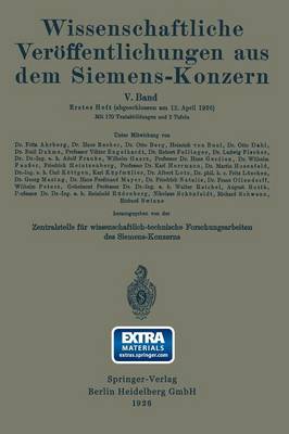 Wissenschaftliche Veröffentlichungen aus dem Siemens-Konzern
