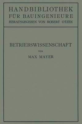 Betriebswissenschaft