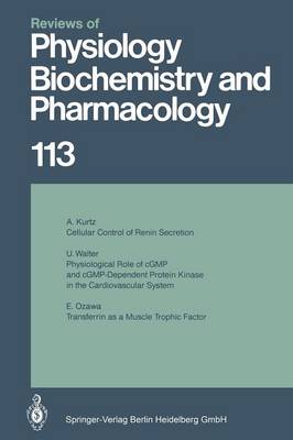 Reviews of Physiology, Biochemistry and Pharmacology