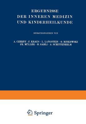 Ergebnisse der Inneren Medizin und Kinderheilkunde