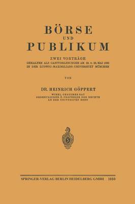 Börse und Publikum
